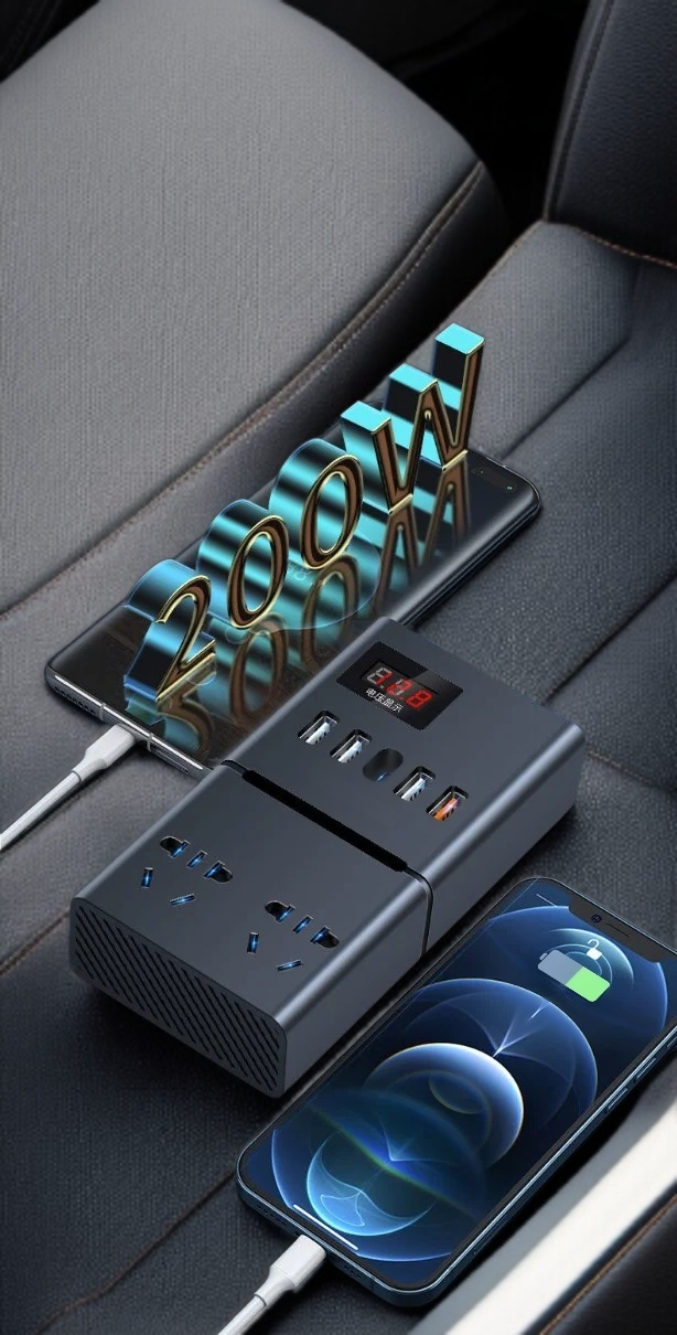 安全設計のカーインバーター