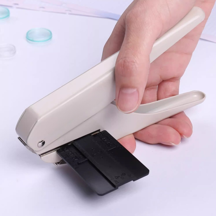 Single-hole mushroom-shaped punch