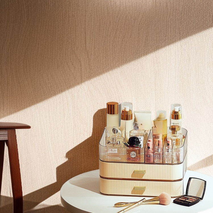 Mehrschichtiger Acryl Desktop Hautpflege Aufbewahrungsbox