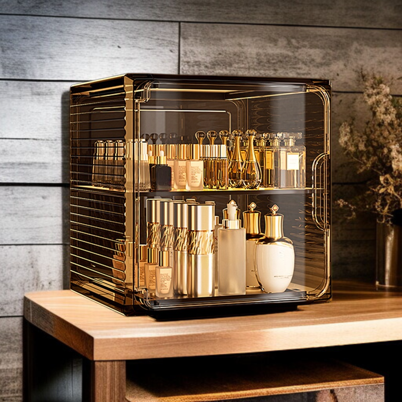 アクリル化粧品収納ボックス多機能デスクトップ収納ケース