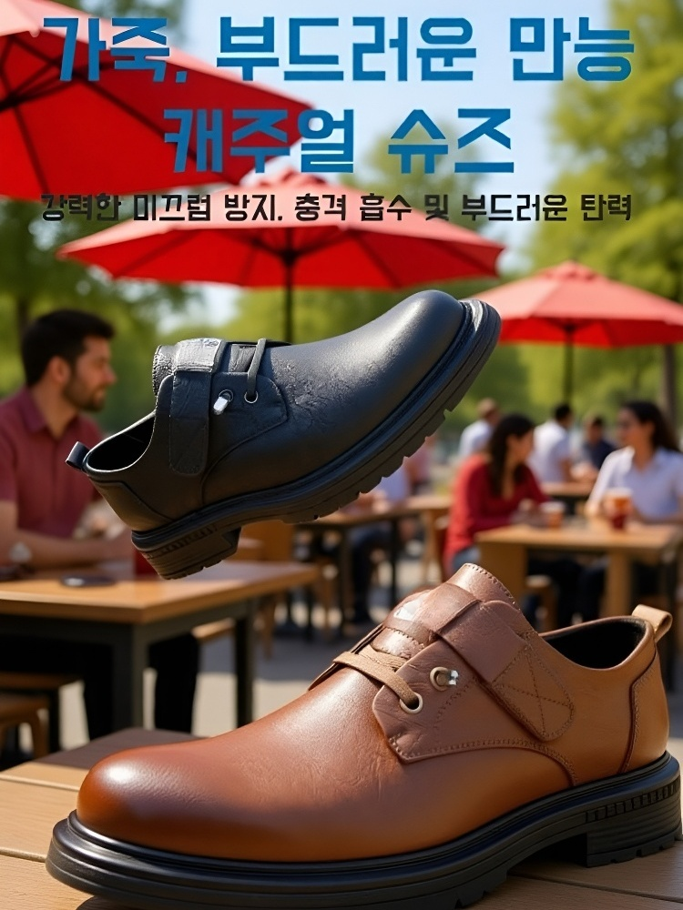 빈티지 남성 워크웨어 캐주얼 슈즈