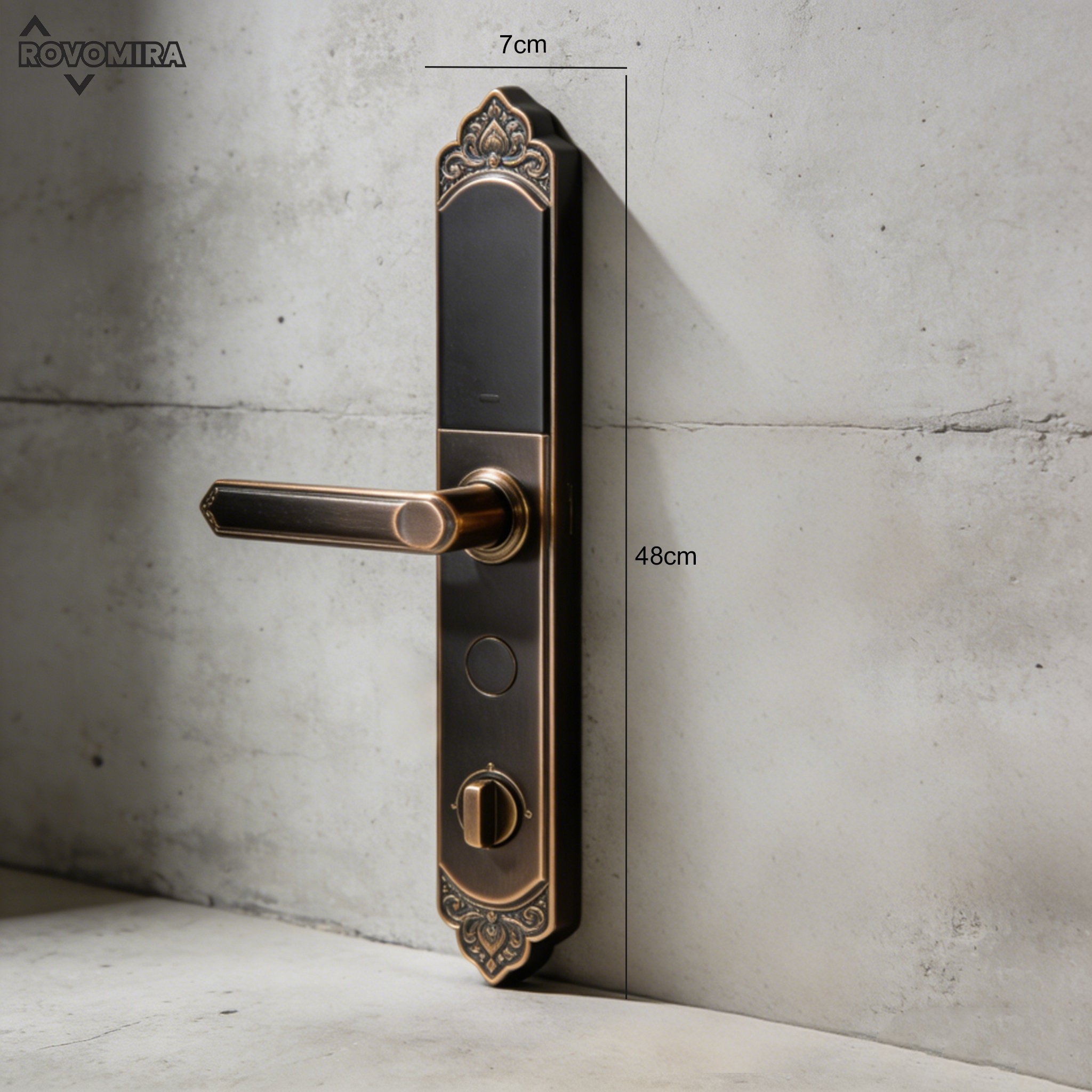 กุญแจประตูเหล็กติดตั้งง่ายและปลอดภัย