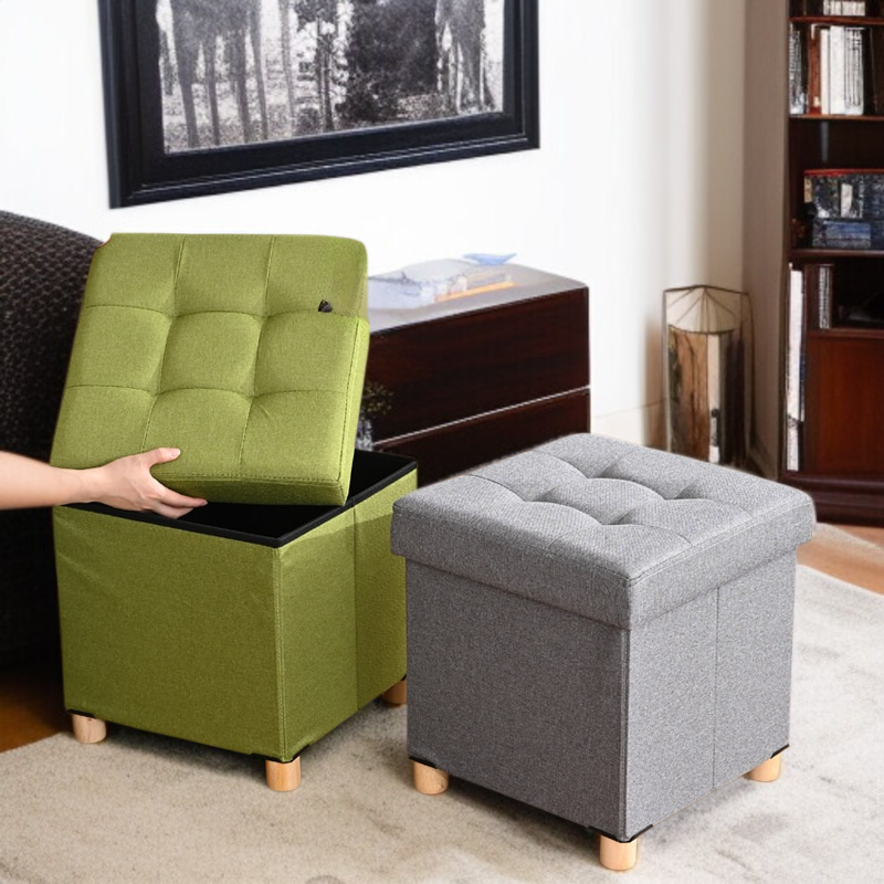 가정용 수납 걸상 다용도 접이식 소파 보강형 수납 걸상 수납 기능 수납 걸상