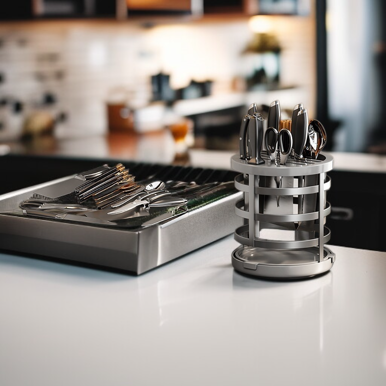 가정용 주방 스테인리스 칼걸이 수납 선반