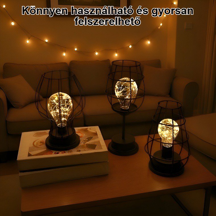 Elektronikus világítás borosüvegekhez, éjszakai fény borospoharakhoz