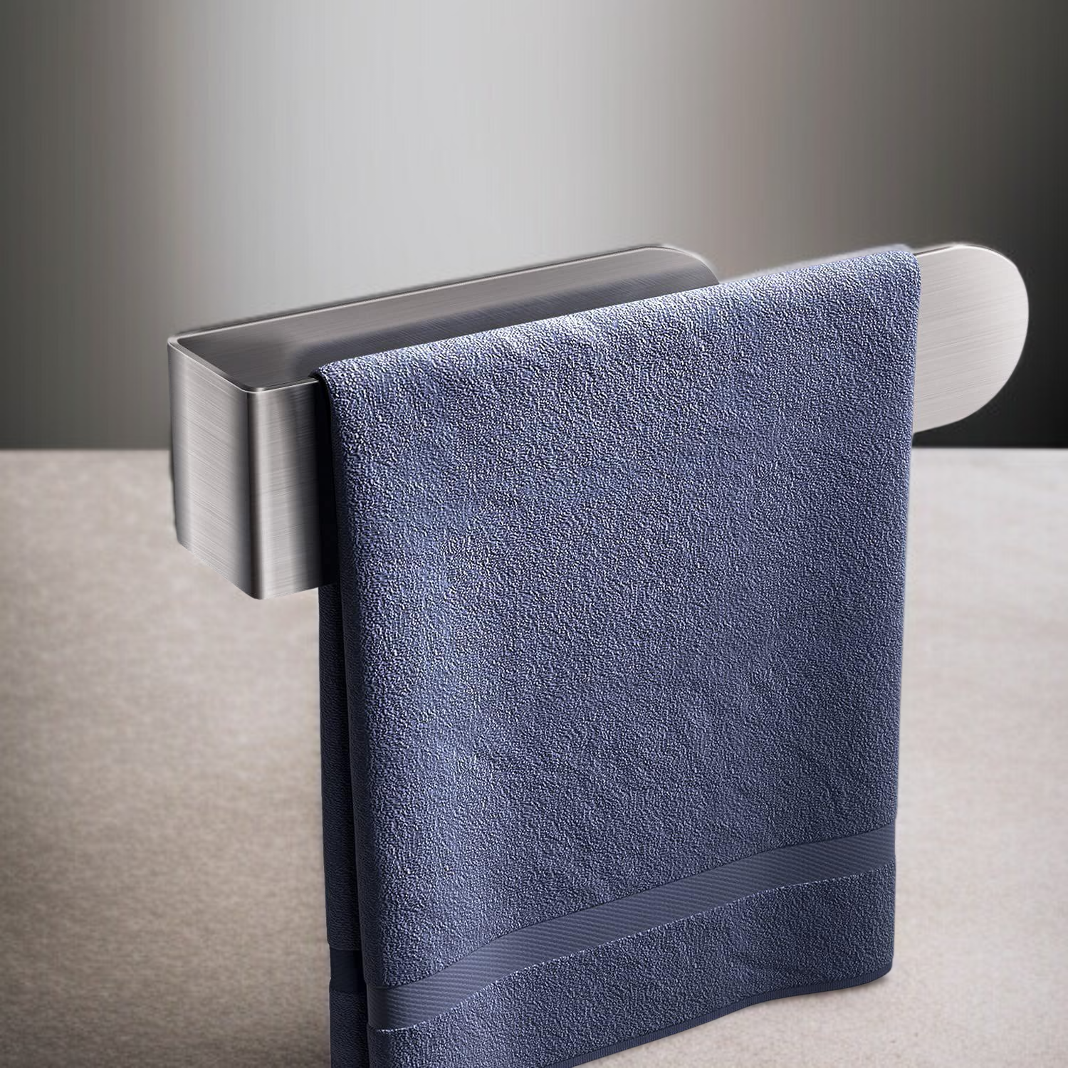 Platzsparender und stilvoller Edelstahl Handtuchhalter