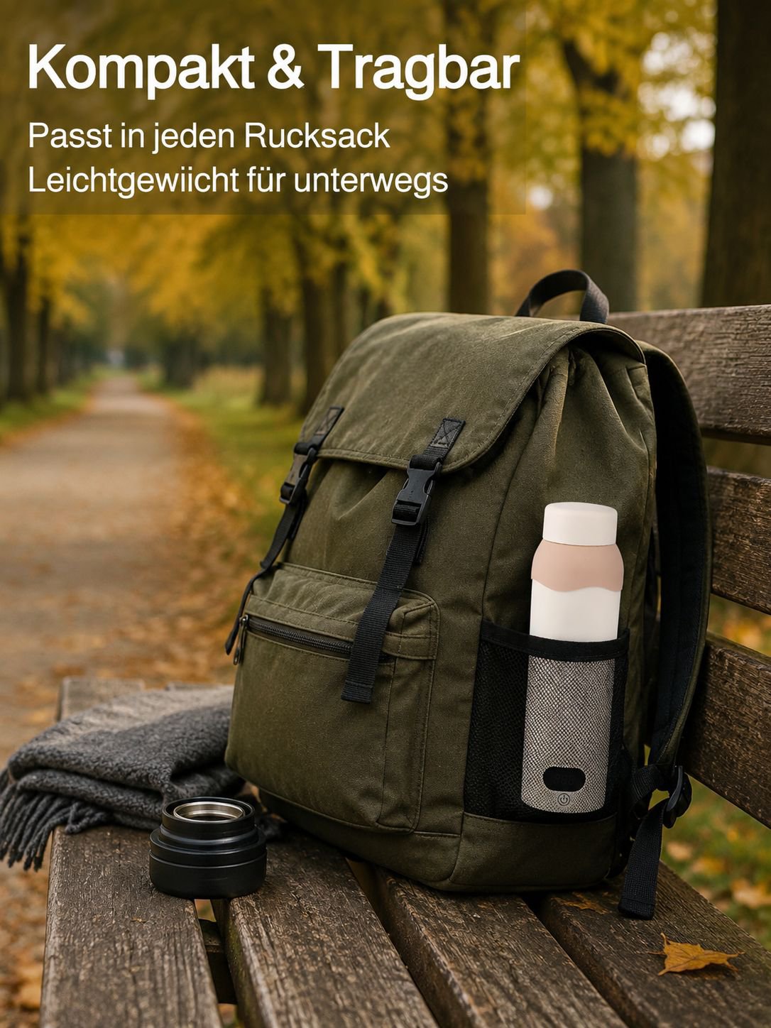 Leichter und handlicher Wasserkocher für unterwegs
