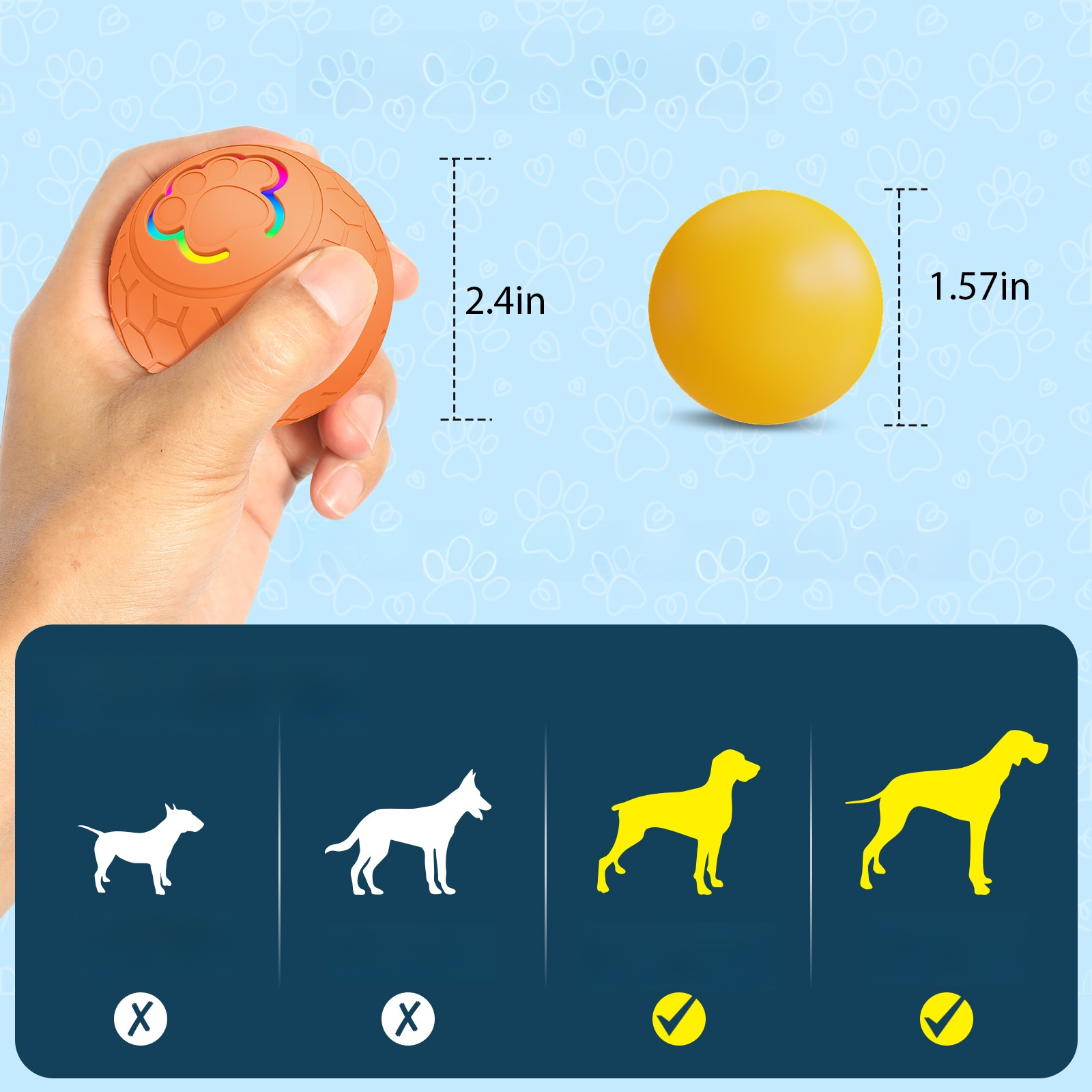 智能電動狗狗玩具球