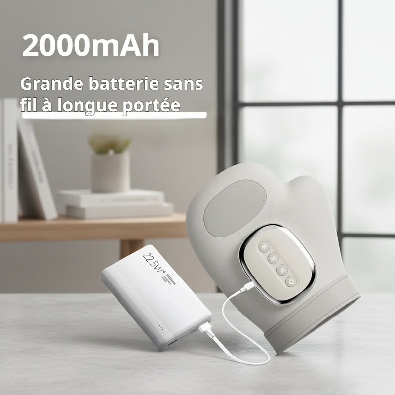 Masseur multifonction pour les mains, chauffage intelligent et pression d'air
