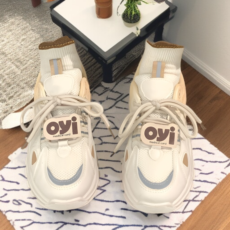 キャンパス秋厚底ポップスシューズ トレーナー 通気性 フォレストガンプ グラデーション ポップスシューズ