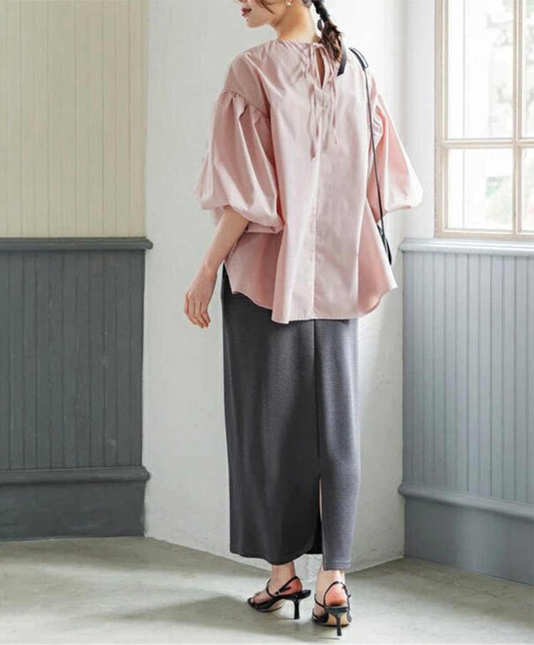 1055982-JP-新品-日韩夏季宽松大版女式衬衫棉质超大灯笼袖圆领上衣_09.jpg