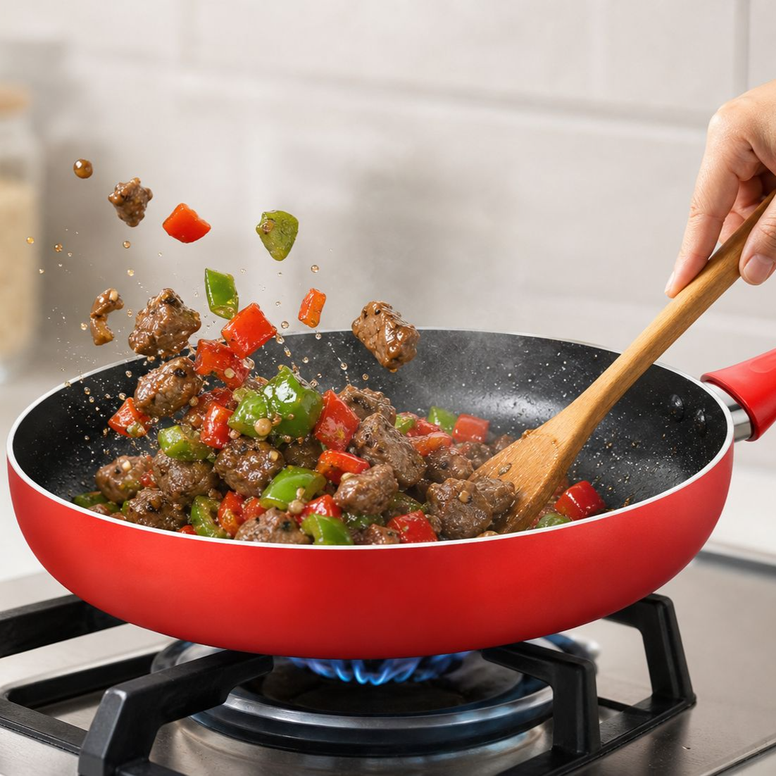 Multifunction Non-stick Frying Pan Pancake & Steak Pan for Induction & Gas Stove