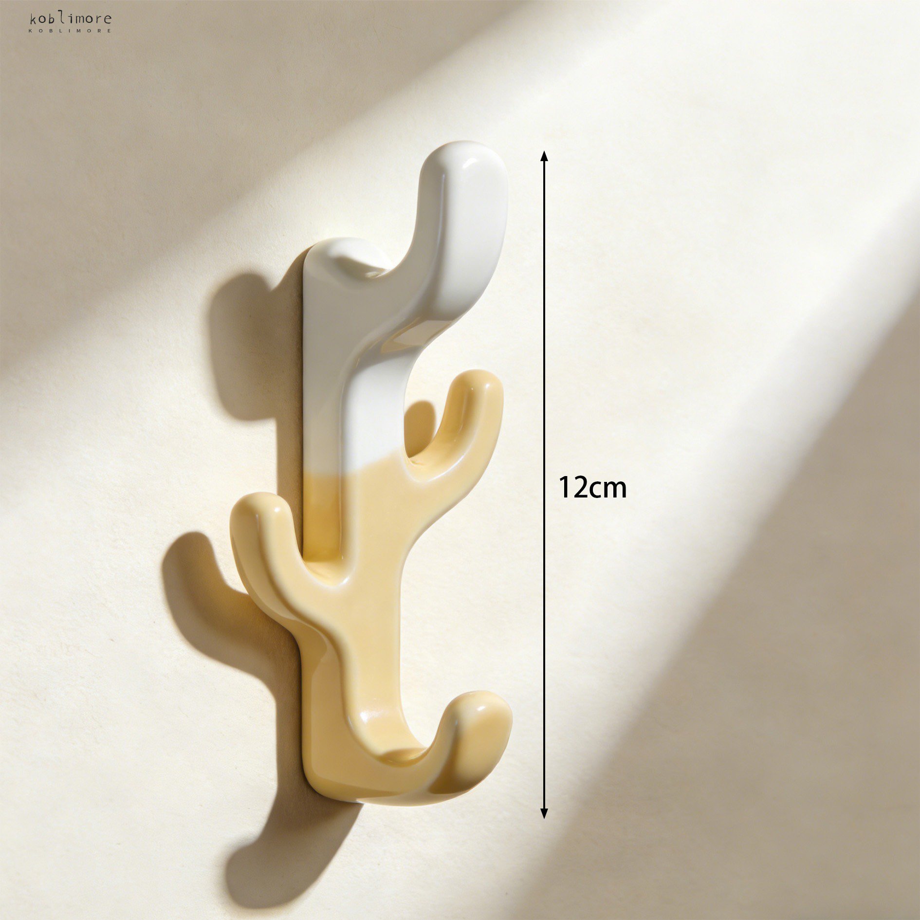 Easy installation wall-mounted key holder trio