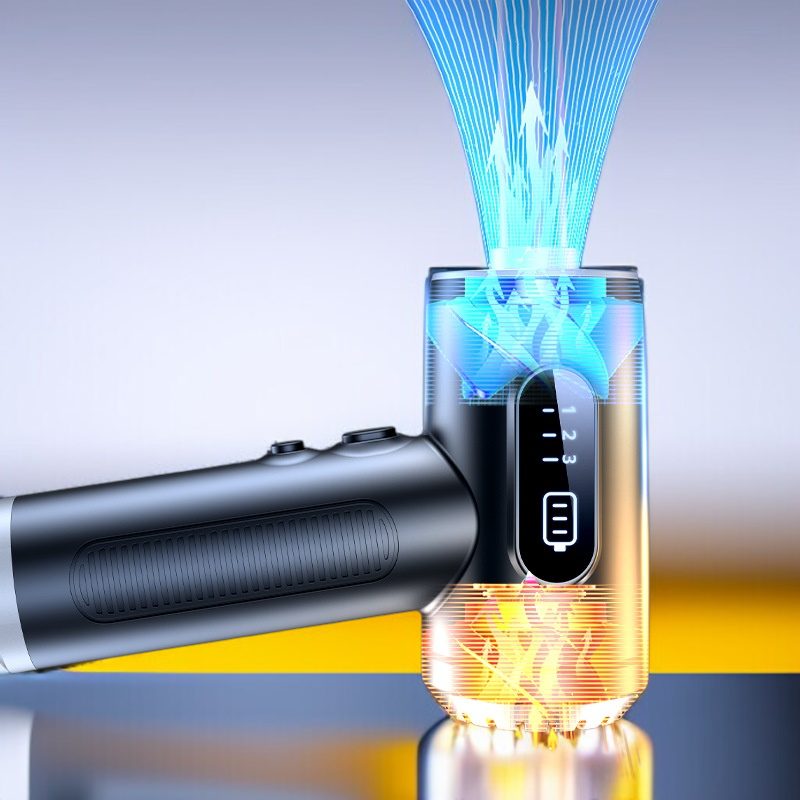 手持ち型フーバーポータブルハイパワーフーバーを吹いて車の吸引デジタル表示カーフーバー