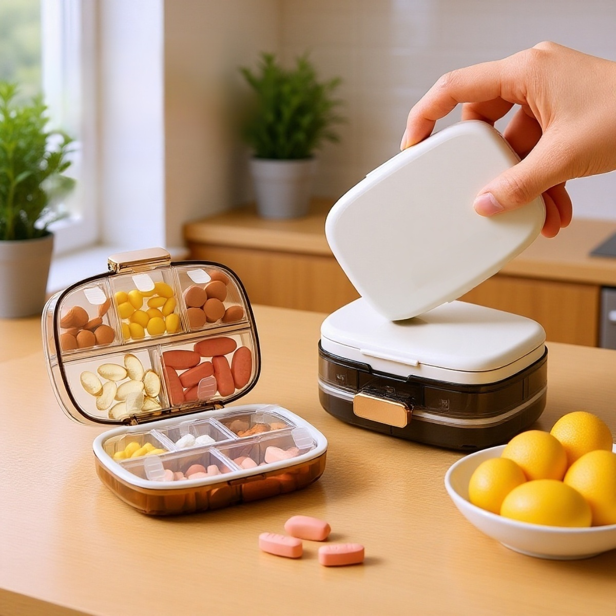 三重密封防潮分裝藥盒