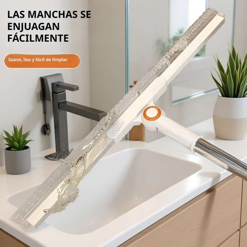 Escoba doble cara con puntos para limpiar agua