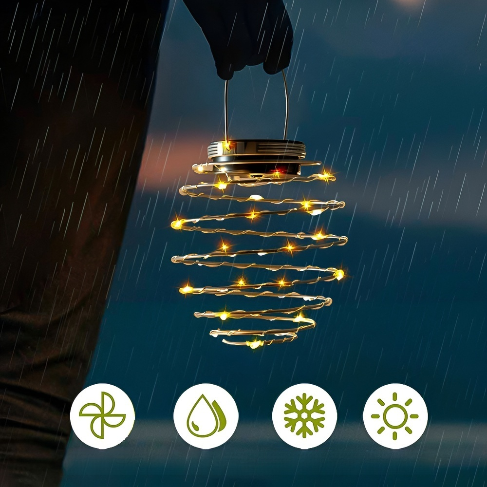 アイアン製ソーラーガーデンパイナップルライト 屋外装飾灯