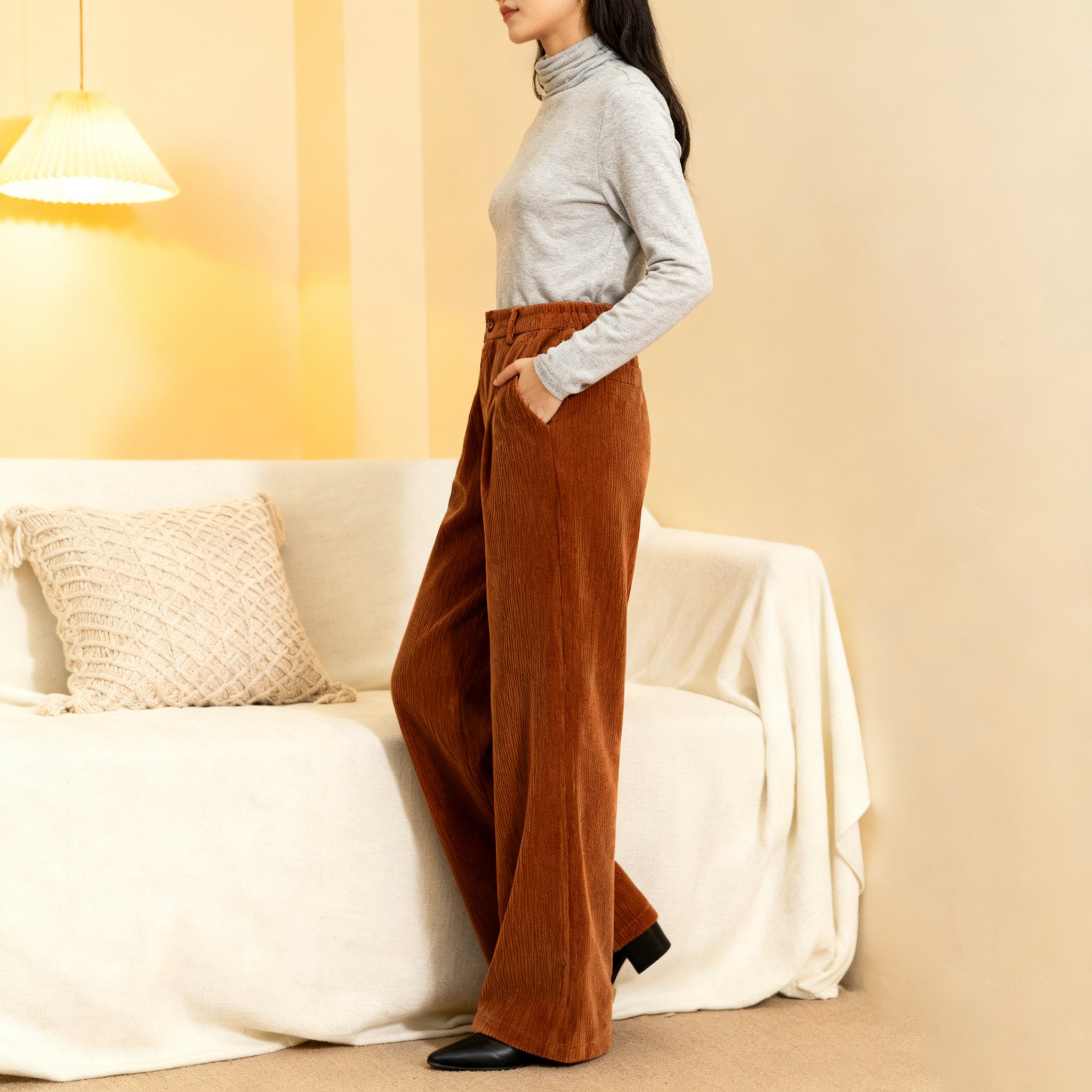 ゆったりシルエットパンツ