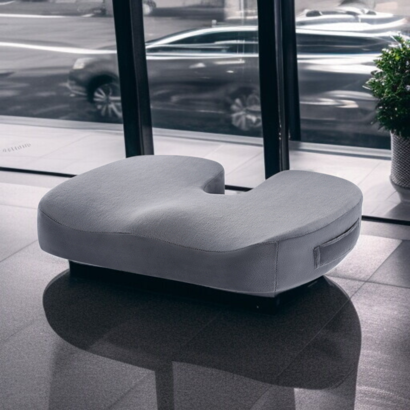 クッション - オフィスチェア、ゲーム、旅行用メモリーフォームシートクッション、シートクッションオフィス座り椅子スツール学生クッション低反発シートクッション通気性おならクッション