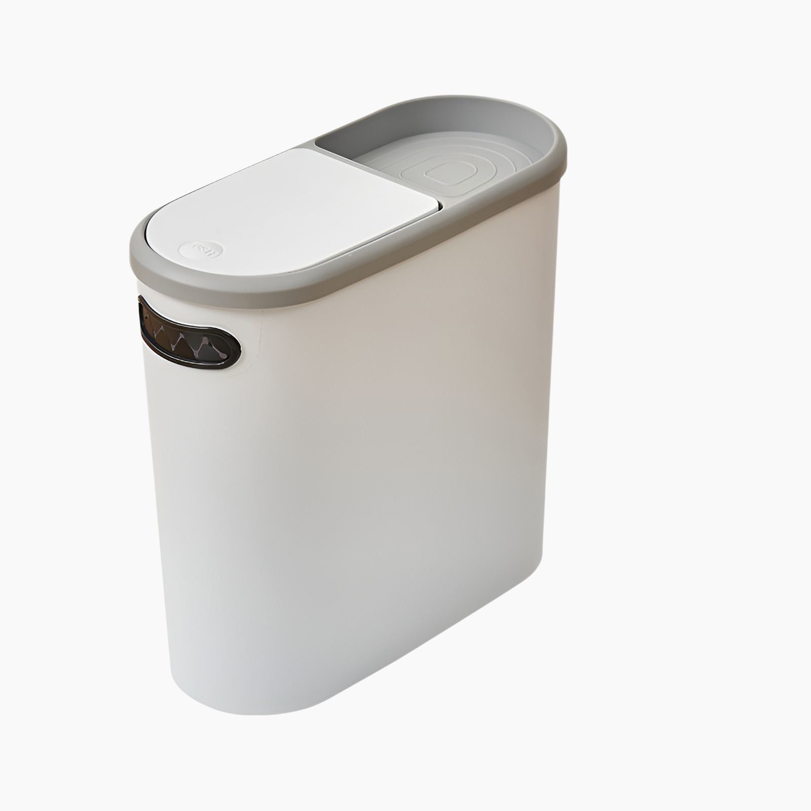 クリエイティブゴミ箱 家庭用トイレゴミ箱 リビングルーム キッチンゴミ箱 バスルーム 隙間ゴミ箱 蓋付き プッシュ式ゴミ箱