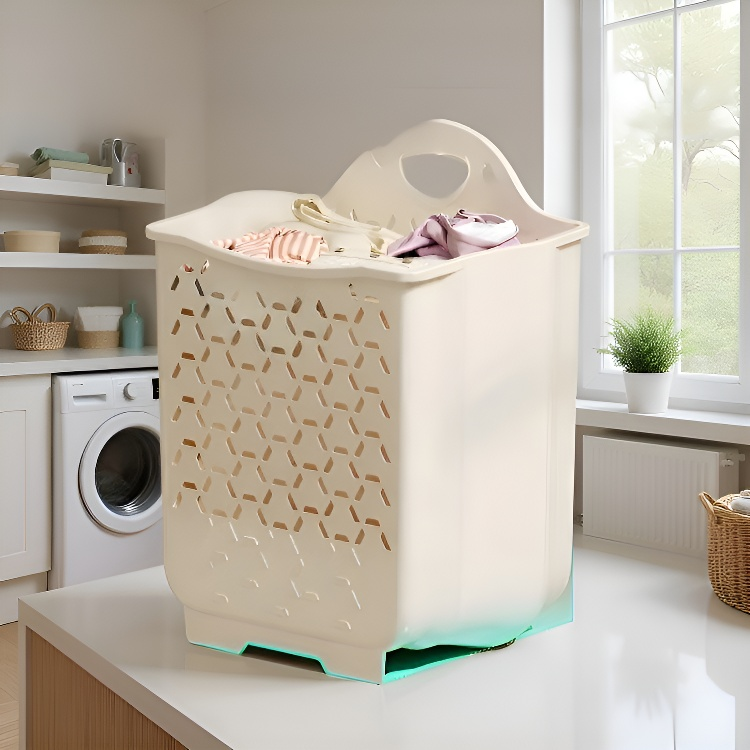 سلة تخزين قابلة للطي سهلة الحمل