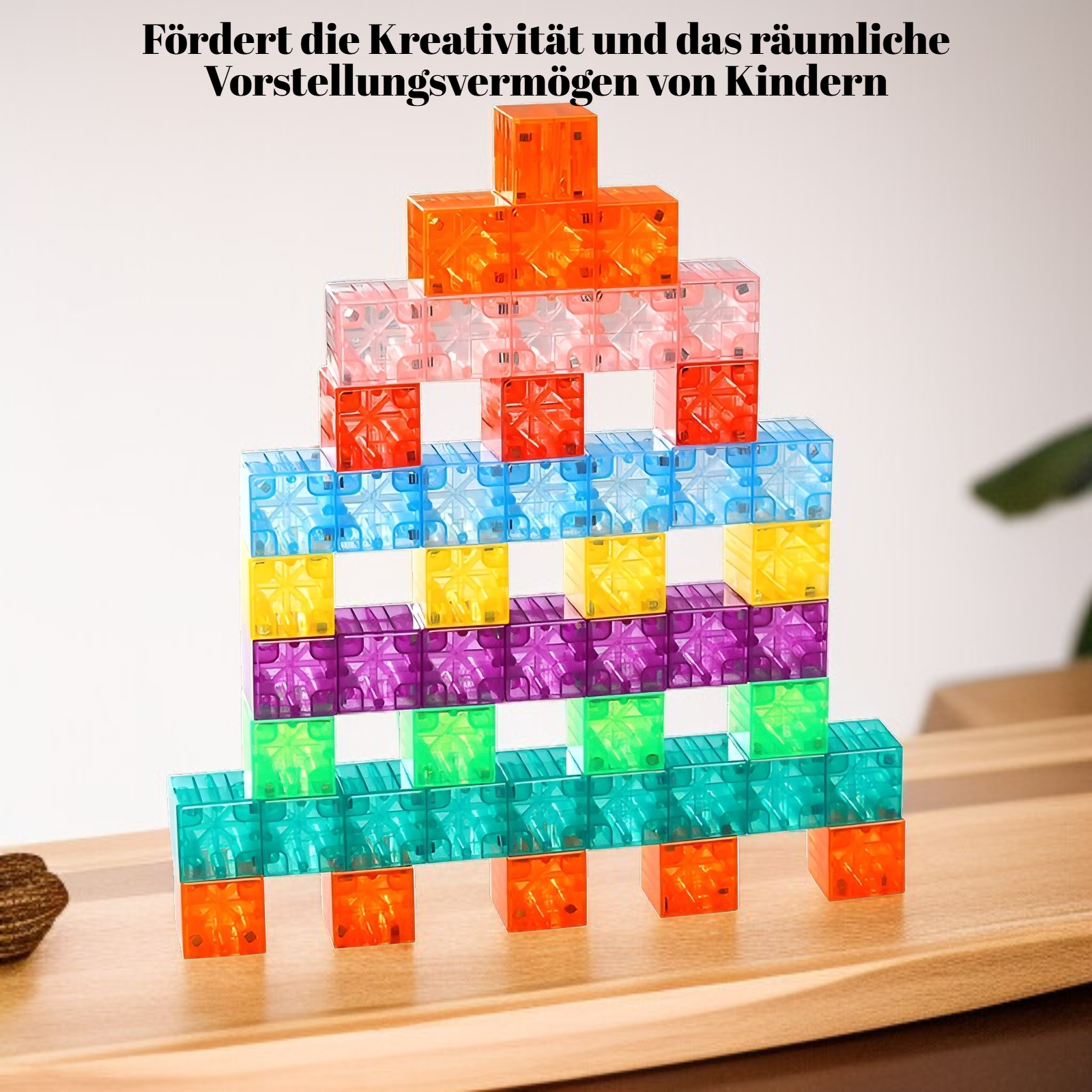 Magnetische geometrische Würfel-Bausteine
