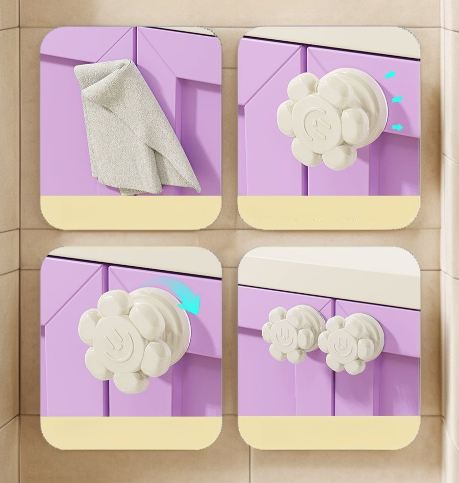 모던한 공간에 어울리는 꽃형 손잡이 디자인