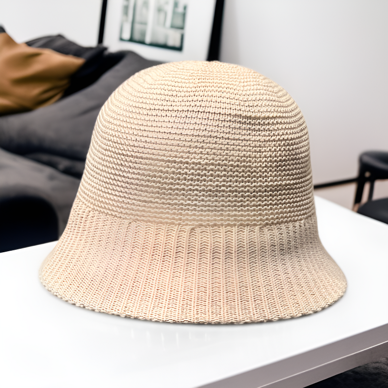 작은 얼굴 노출 통기성 얇은 버킷햇 여성용