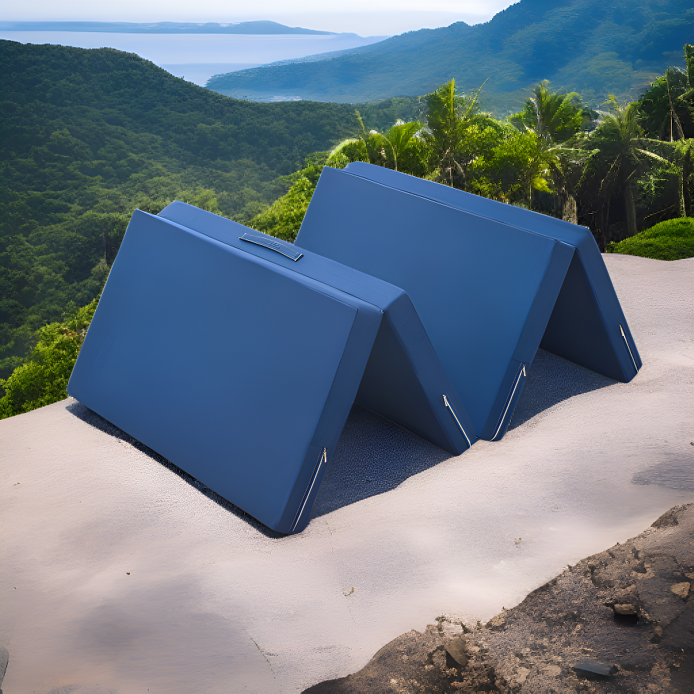 Colchón plegable para descanso, diseño portátil para exteriores