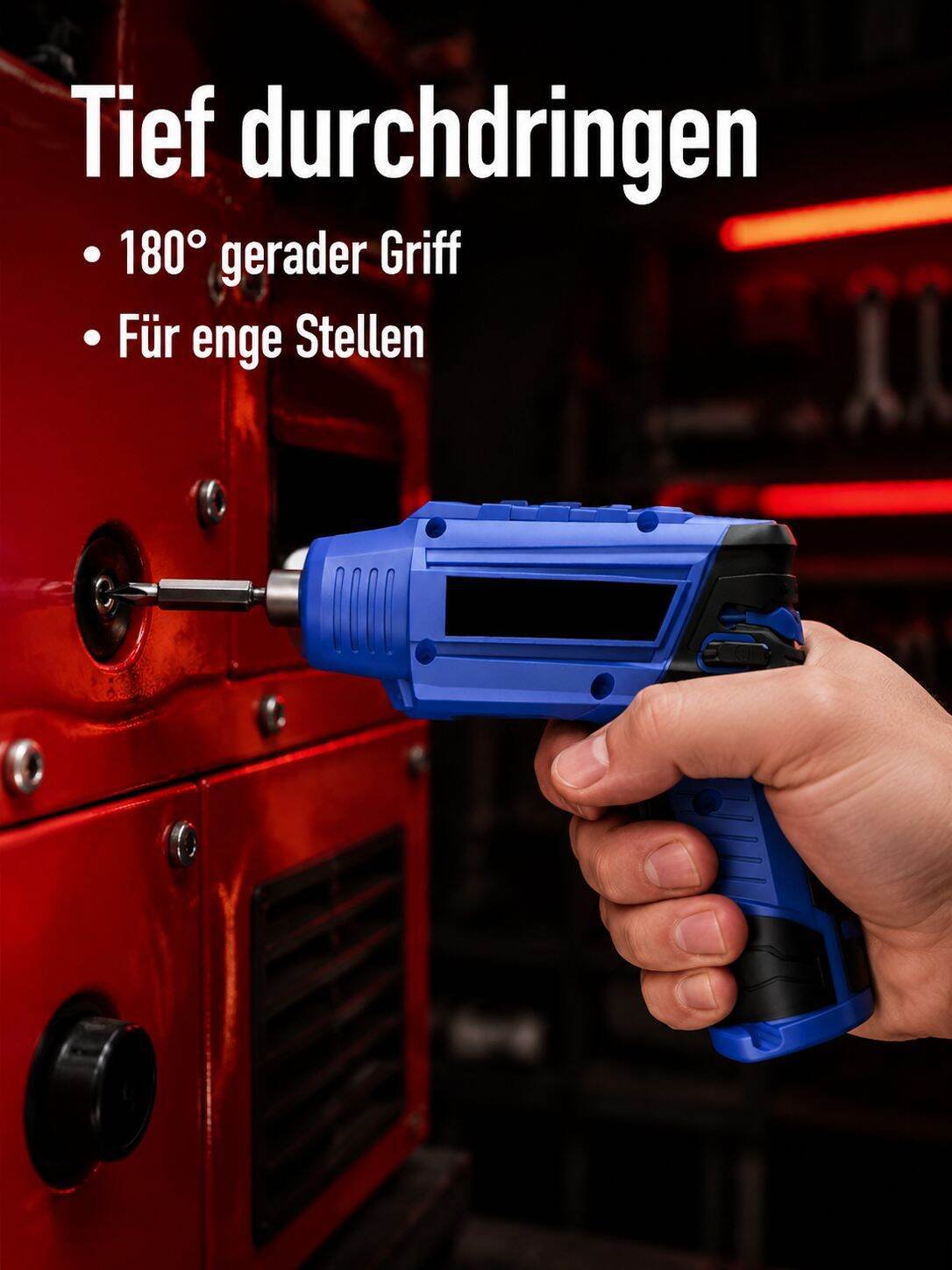 Verschiedene Schraubendreheraufsätze für vielseitige Anwendungen