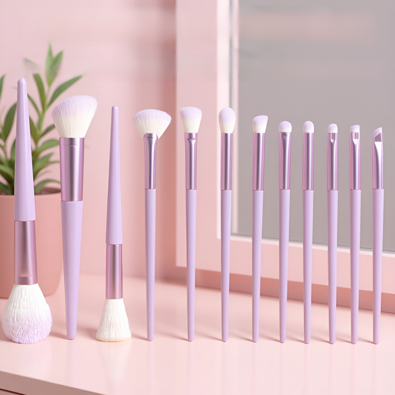 12-piece makeup brush set
