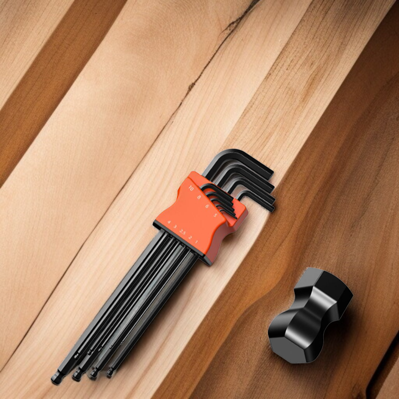 Llave universal automática de combinación de flor de ciruelo hexagonal