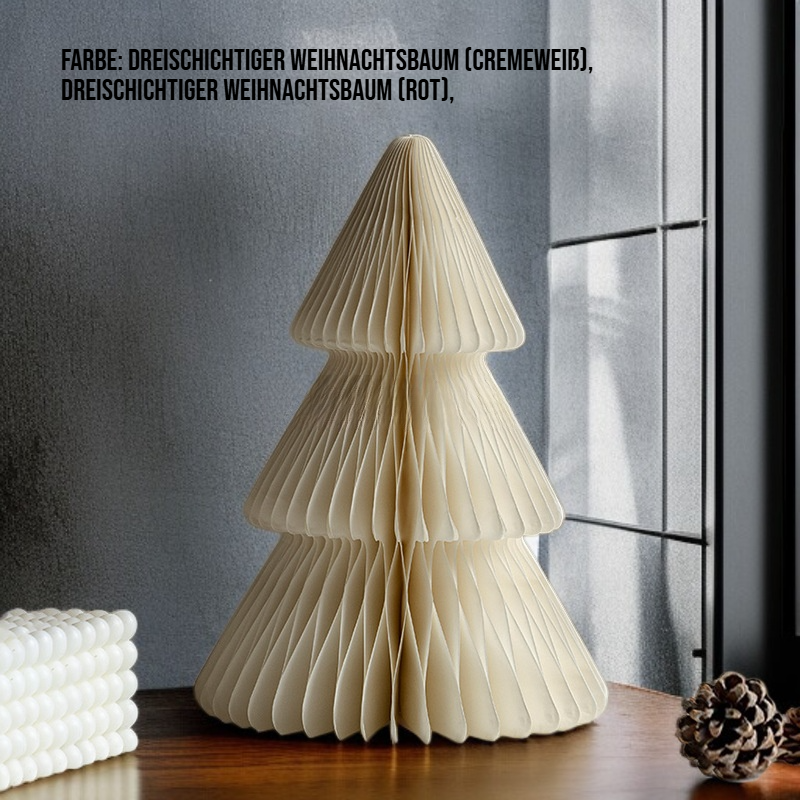 Origami Weihnachtsbaum Tischdekoration für Weihnachten