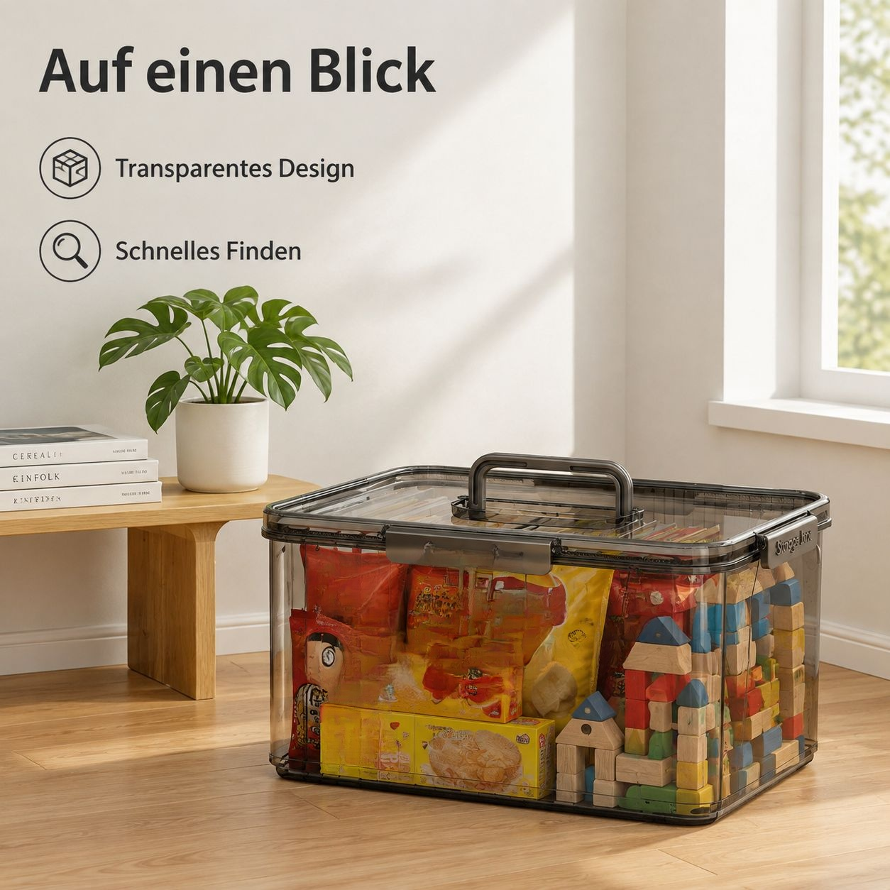 Multifunktionale Aufbewahrungsbox für den Haushalt