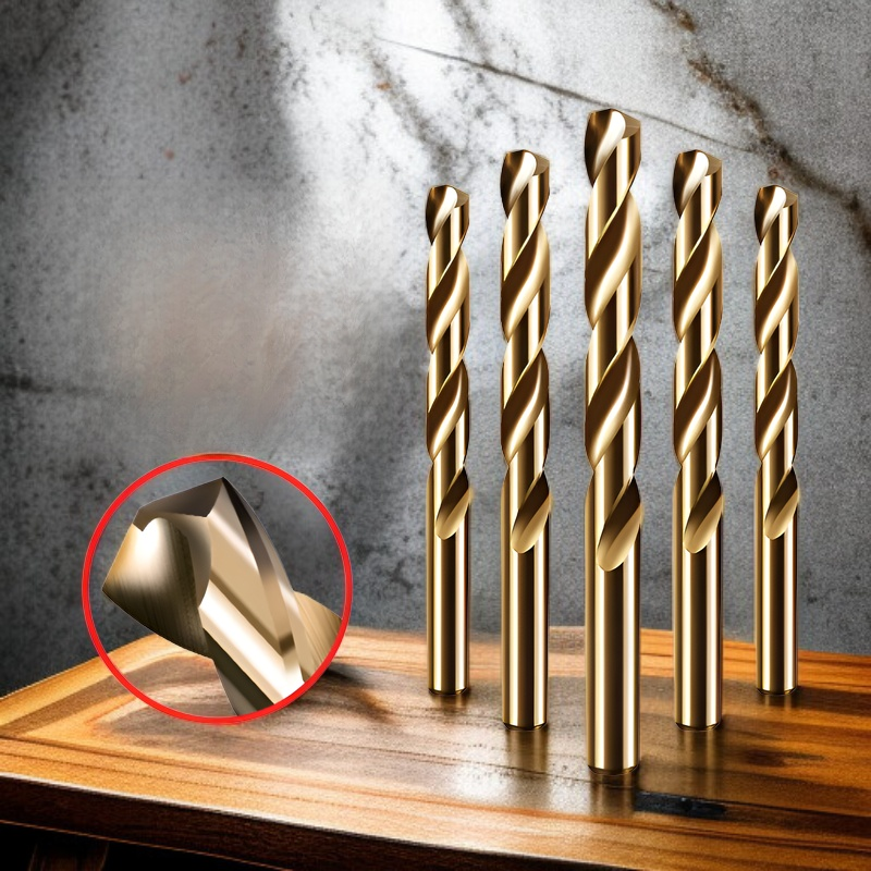 전체 연마 M35 코발트 함유 트위스트 드릴 스테인리스용 전동 드릴 공구