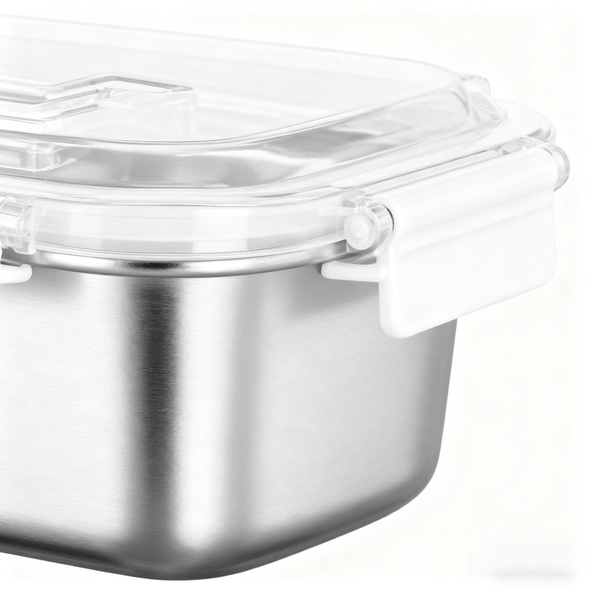 ภาชนะเก็บอาหารสแตนเลสเกรดอาหาร ซีลเฉพาะสำหรับตู้เย็น