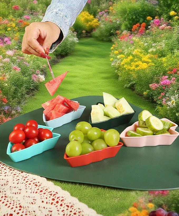 선물용으로 적합한 높은 용모치 과일 쟁반