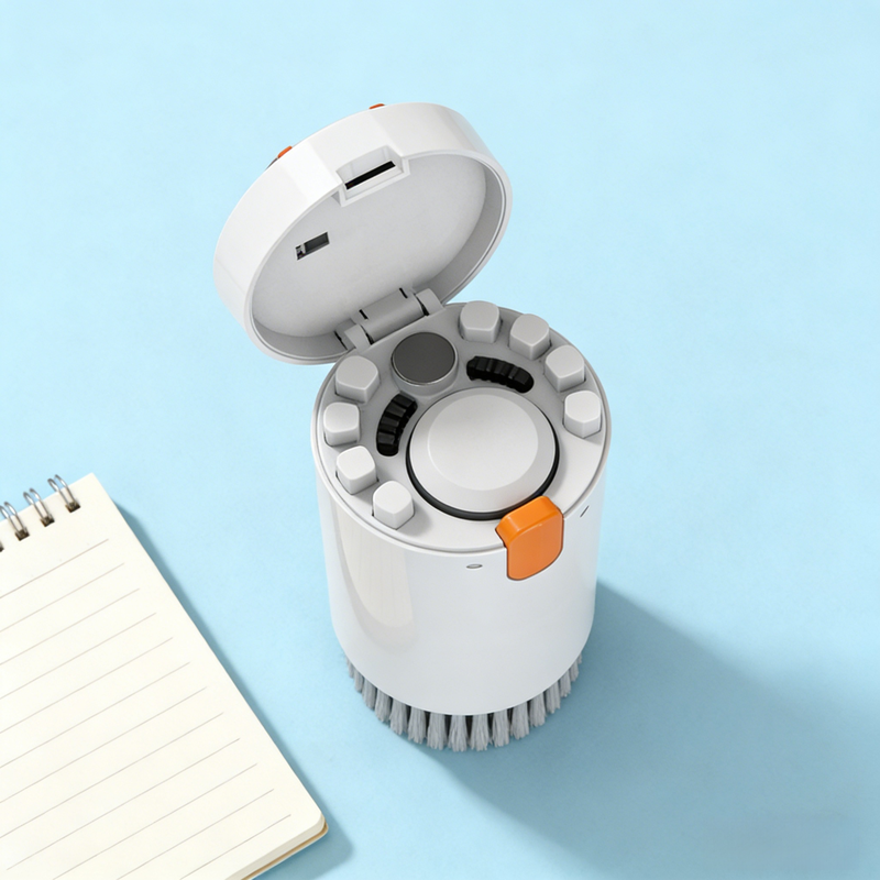 ชุดอุปกรณ์ทำความสะอาดและฆ่าเชื้อ 3-in-1 สำหรับหูฟัง โทรศัพท์ และคีย์บอร์ด