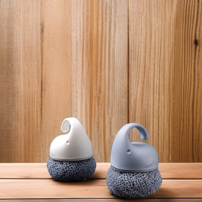 シルクフリーの家庭用クリーニングブラシ 短柄短刷 クリーニングボール 家庭用キッチンポットブラシ 食器洗いブラシ