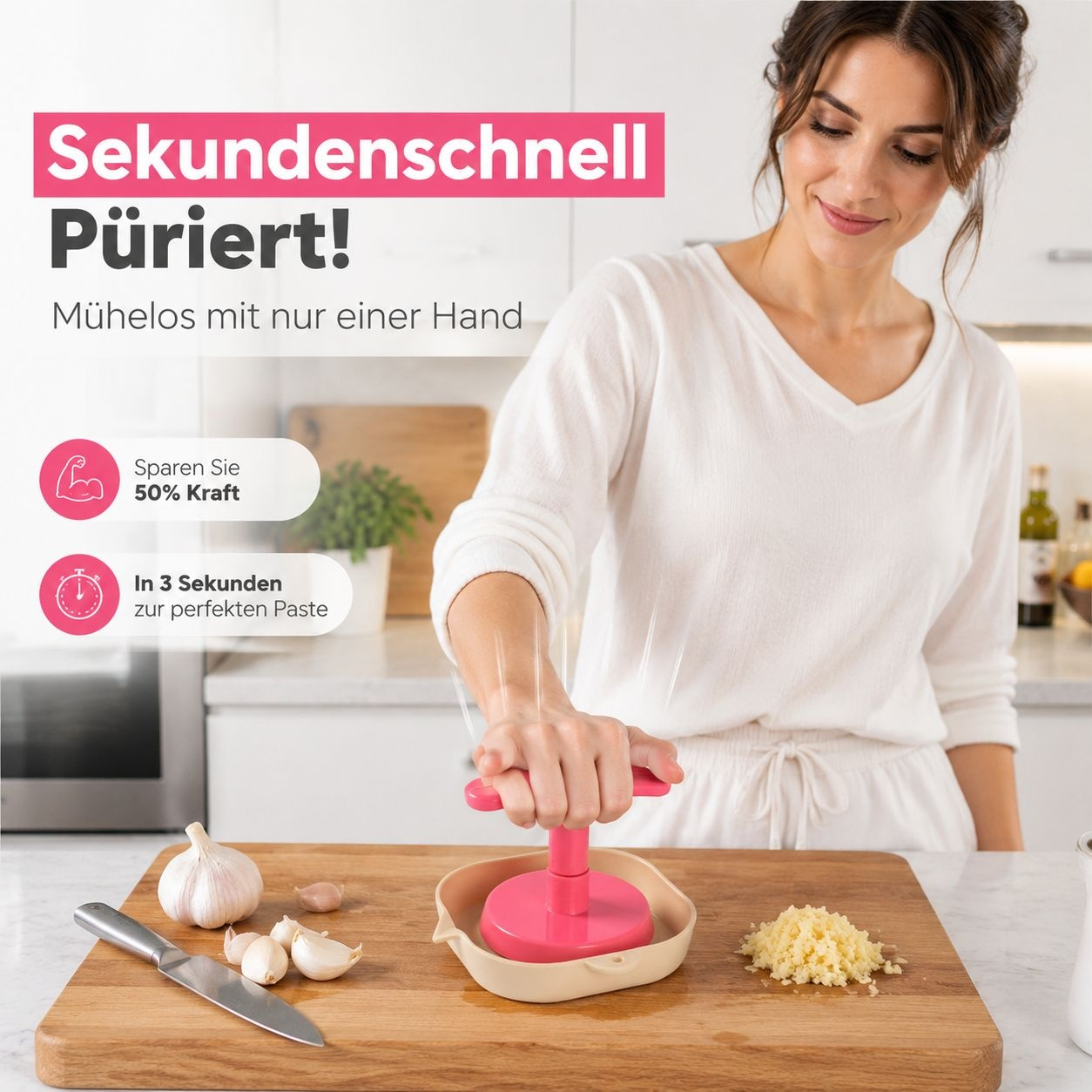 Ingwer-Knoblauch-Gemüseschneider