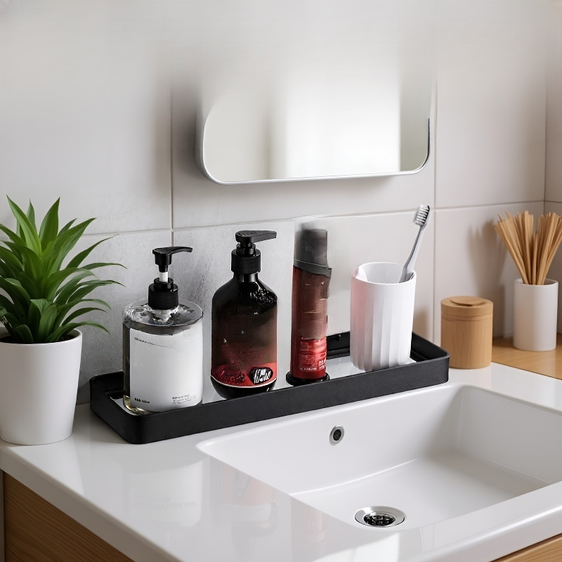 Badezimmer Spiegel mit Glas Waschtisch Kombination