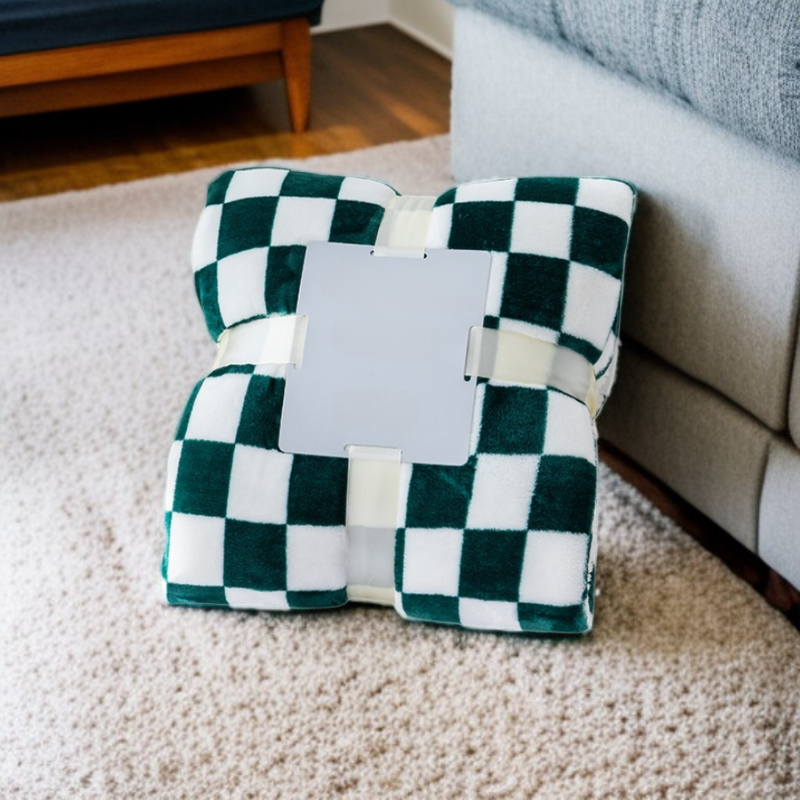 체커보드 블랭킷 소파 이불 특대형 무릎 담요