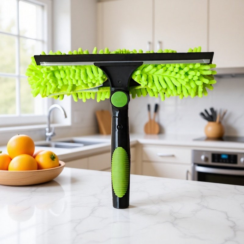 JMY Zwei-in-Eins-Fensterreinigungsschaber Glasreinigung Artefaktreinigung spezielles doppelseitiges 