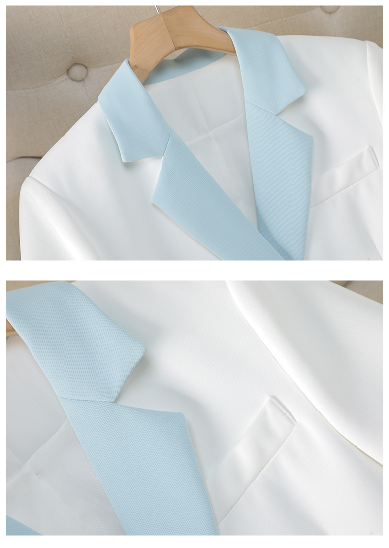 日常使いに最適なスタイリッシュカジュアルブレザー着用イメージ