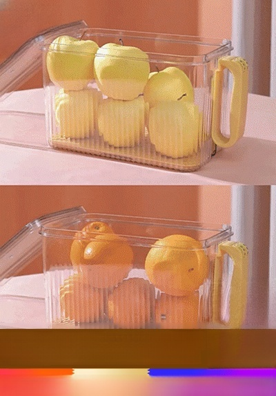 [รุ่นอัพเกรด จับเวลาได้] กล่องจัดระเบียบตู้เย็นในครัวเรือนญี่ปุ่น