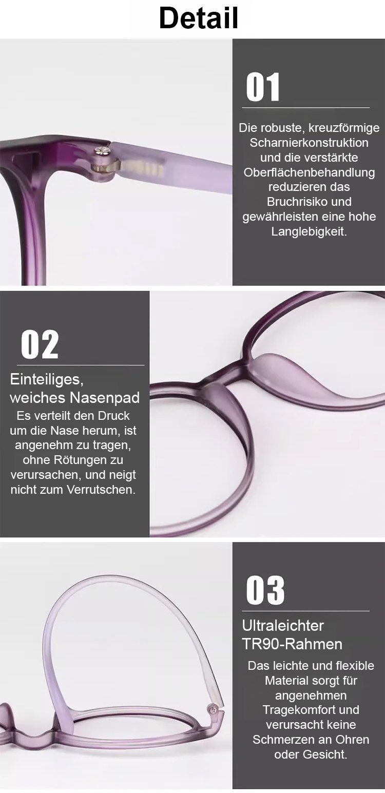 Lesebrille mit Etui und Zubehör