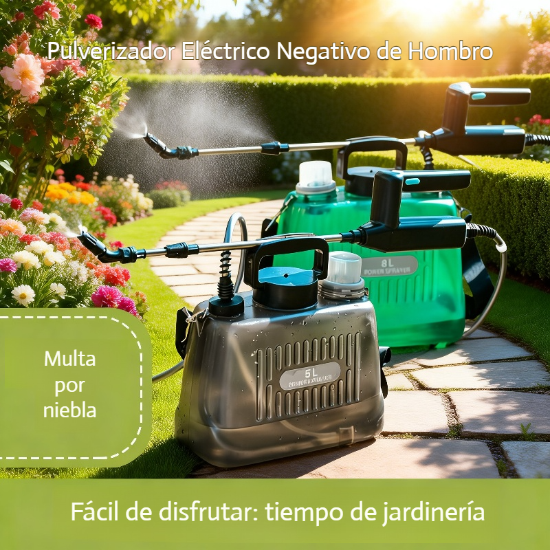Pulverizador eléctrico portátil para jardinería doméstica