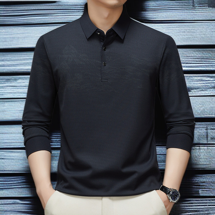 세련된 비즈니스 캐주얼 셔츠 남자