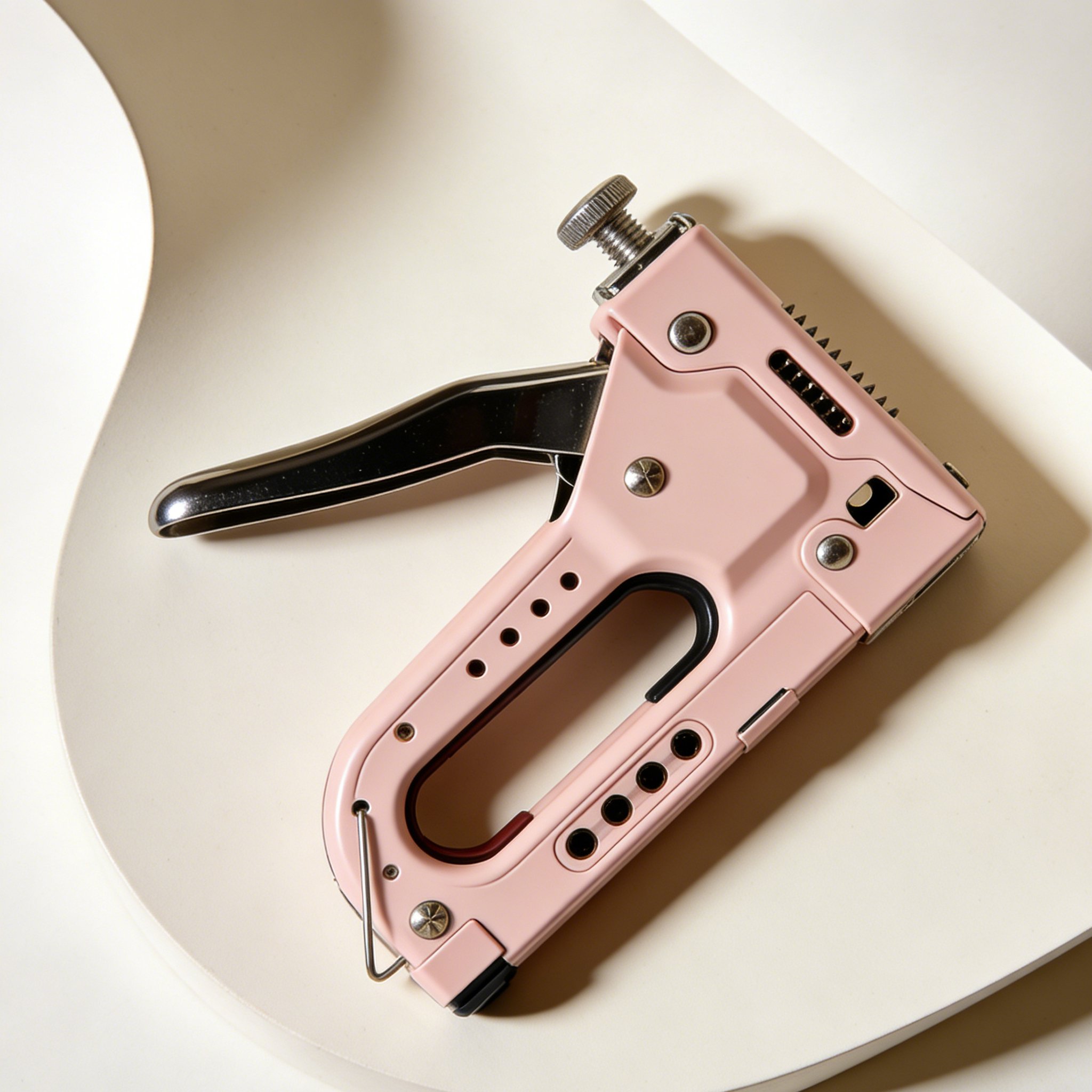 複数枚の紙に穴を開けるパンチ