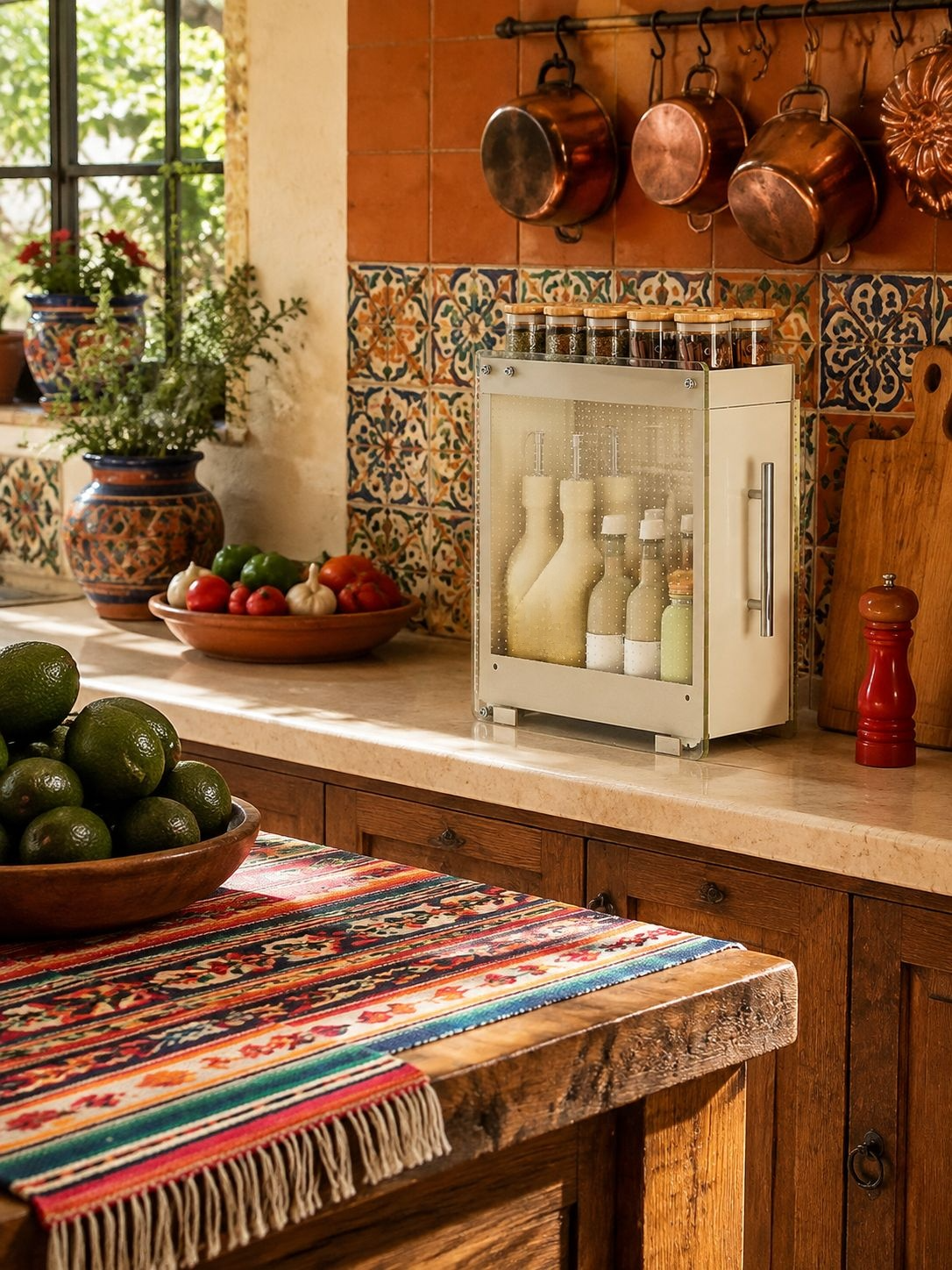 Étagère à épices amovible pour la cuisine, étagère de rangement murale pour